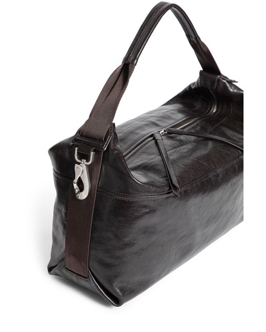 Lemaire Belted Baguette Bag in Black | Lyst