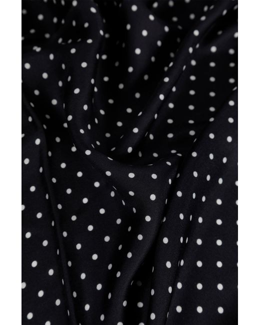 Destin Black Polkadot Silk Touch Bandana for men
