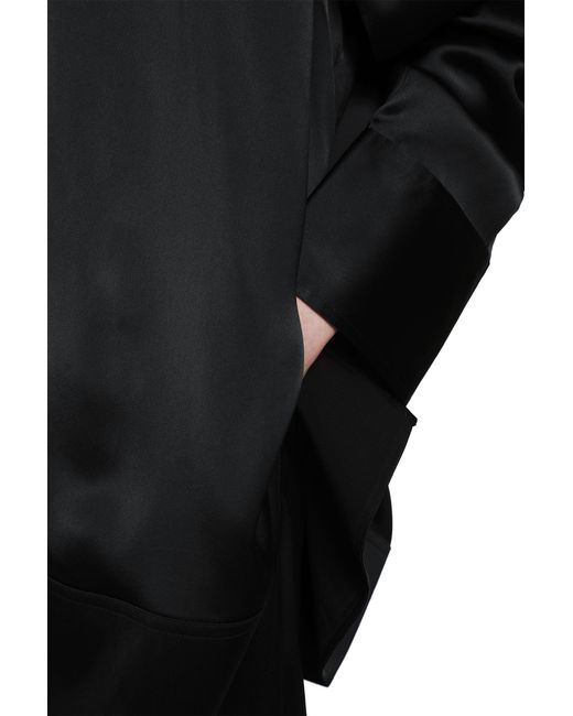 Totême  Black Soft Tuxedo Shirt