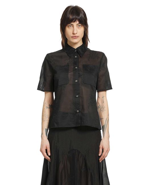 Our Legacy Black X-Ray Shirt