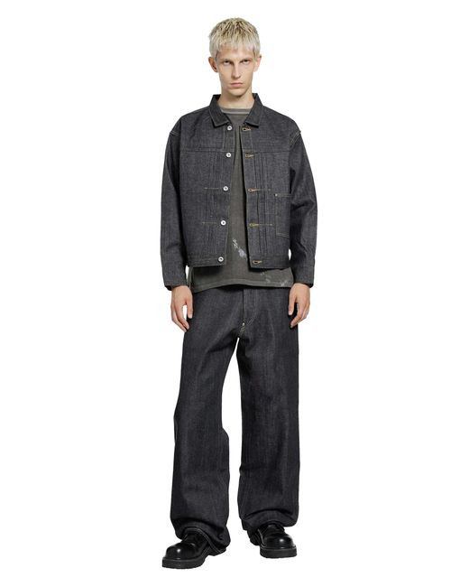 TAIGA TAKAHASHI Black Lot 703 Denim Jacket 1920's for men