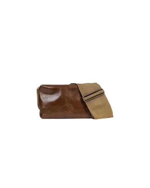 Uma Wang Brown Small Shoulder Bag for men