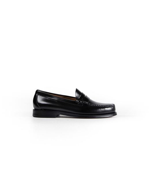 G.H.BASS Black Weejuns Larson Penny Loafers for men