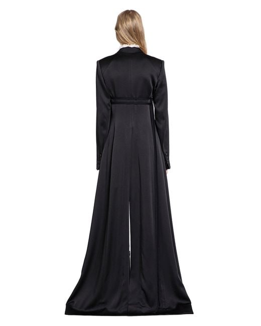 Ann Demeulemeester Black Abke X-Long Open Front Coat