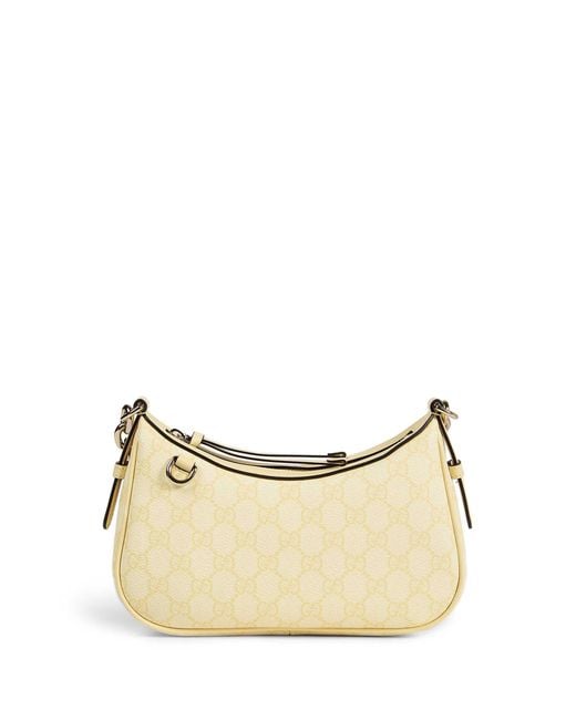 Gucci Natural Gg Emblem Small Shoulder Bag