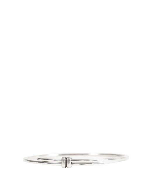 Werkstatt:münchen Metallic Bangle Keyring for men