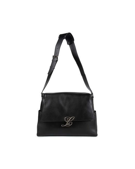 LUAR Black Luna Messenger Bag