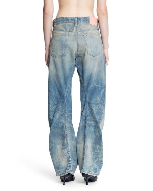 Acne Blue Relaxed Fit Jeans 2006
