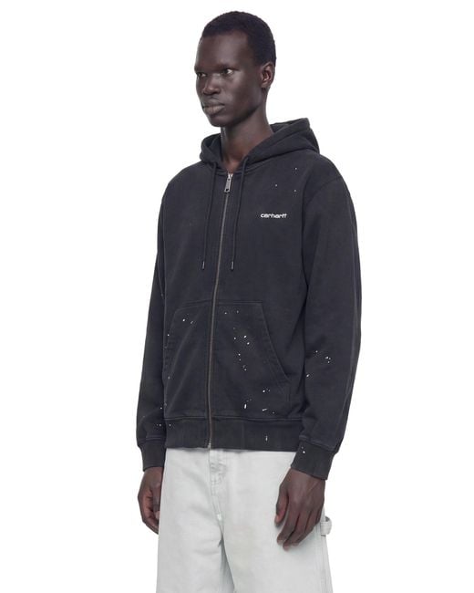 Carhartt Black Hooded Painter Jacket for men
