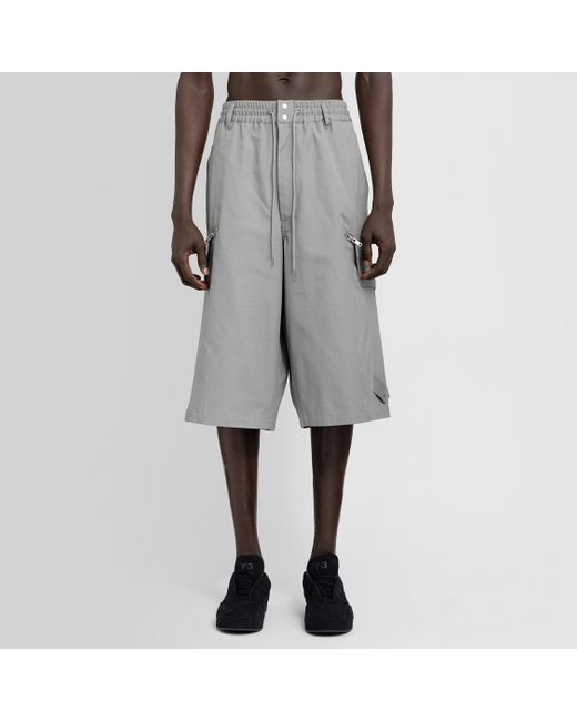 Y-3 Gray Shorts for men