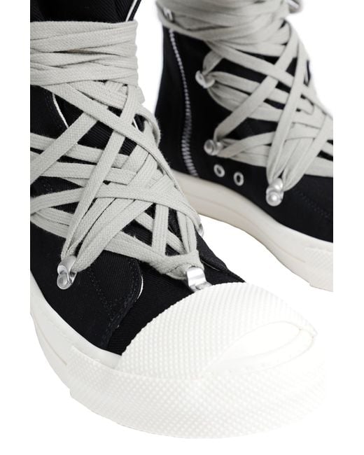 Rick Owens Black Tower Megalace Sneaks for men