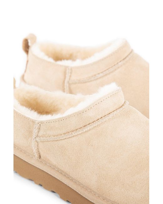 Ugg Pink Classic Micro Boots