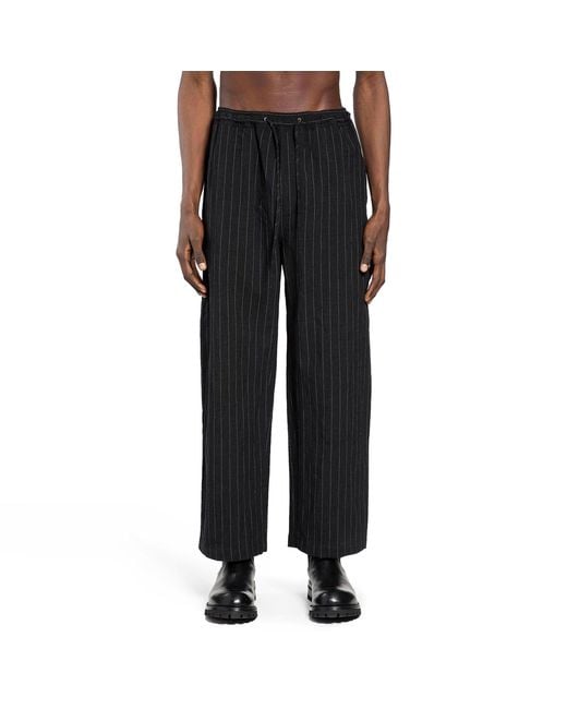 Studio Nicholson Black Sonny Pants for men