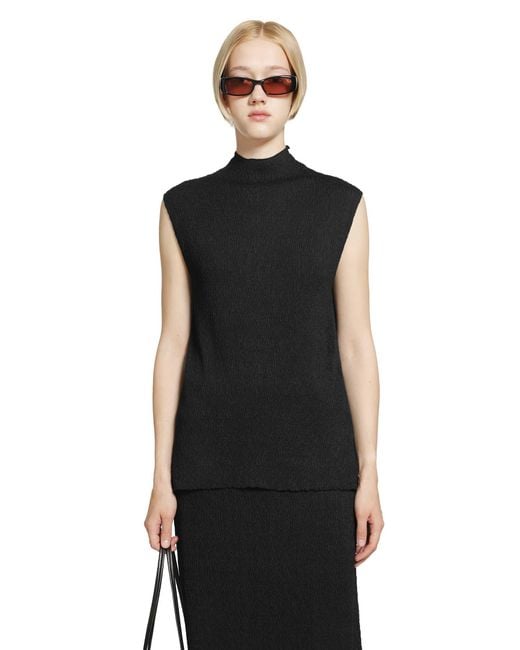The Row Black Oakson Top