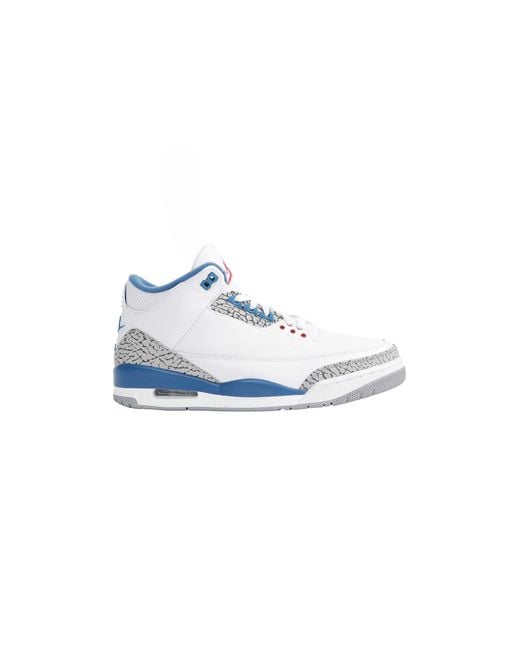 Nike Blue Air Jordan 3 True Sneakers for men
