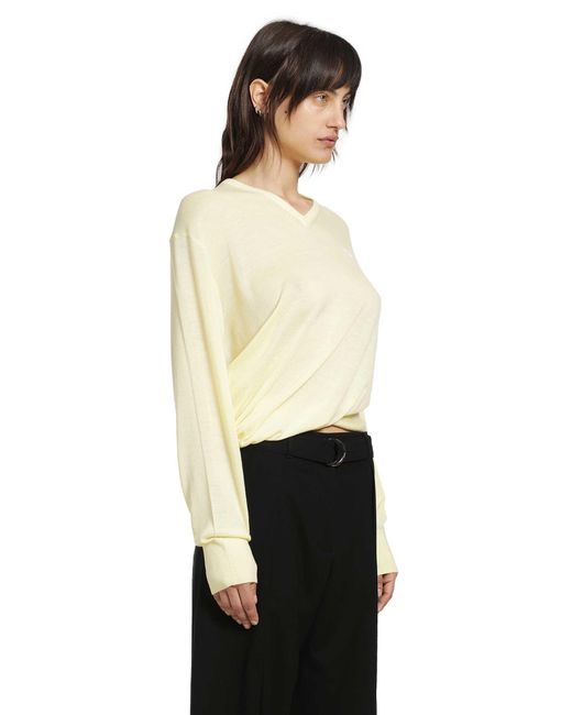 Loewe Black Draped Sweater
