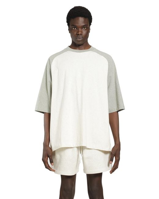 Fear Of God Natural Signature Baseball Tee for men