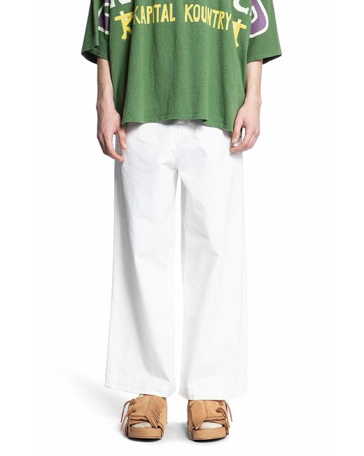 Kapital Green Trousers for men
