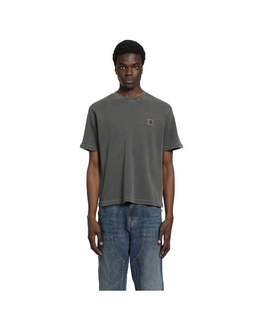 Carhartt Gray Nelson Waffle T-Shirt for men