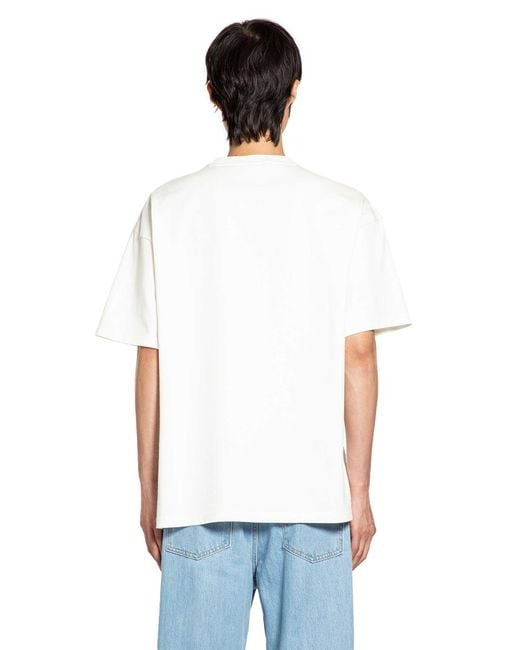 Napapijri White Martine Rose Collaboration-Ocelot T-Shirt for men