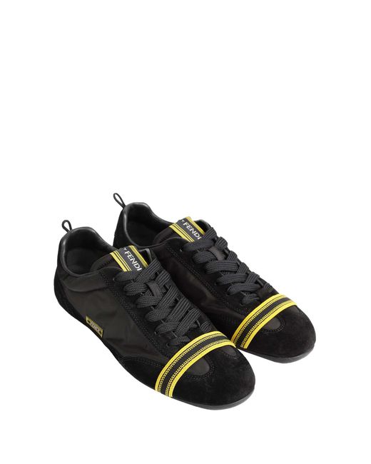Fendi Black Wrap Sneakers