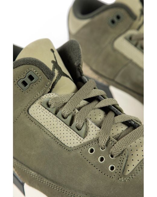 Nike Green Air Jordan 3 Retro Sneakers for men