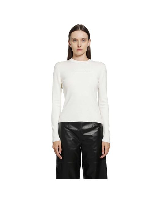 Max Mara White Mxmmanto Sweater
