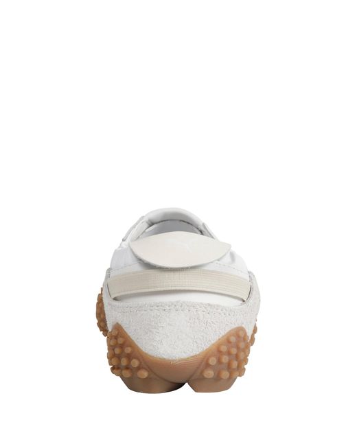 PUMA White Mostro Move Sneakers