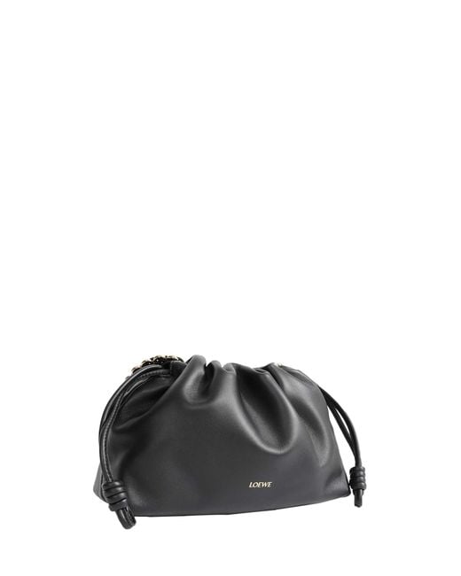 Loewe Black Lambskin Medium Flamenco Purse