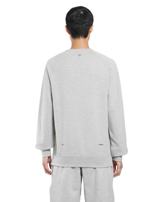 Nike Gray Nocta Fleece Sweatshirt for men