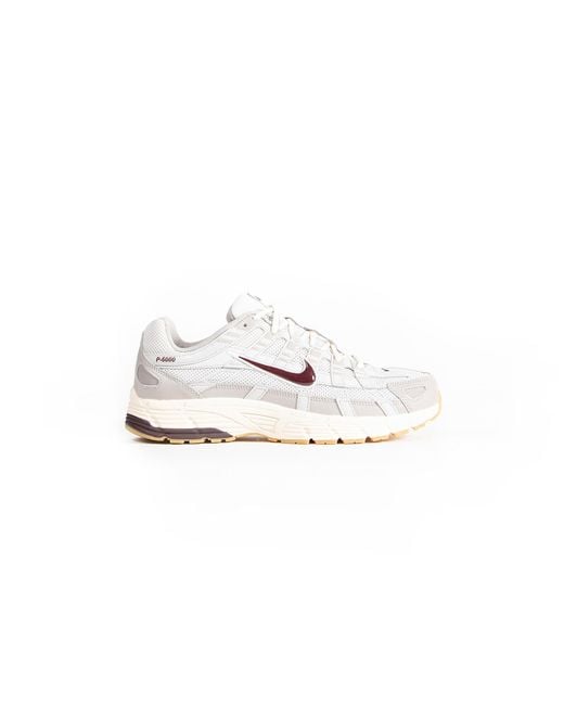 Nike White P-6000 Sneakers for men