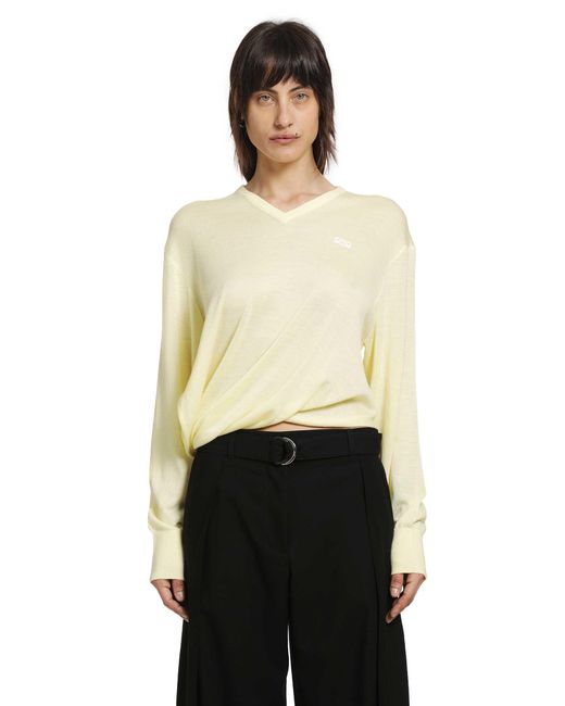 Loewe Black Draped Sweater