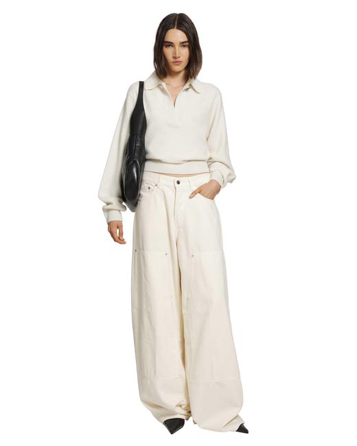 Haikure White Ash Relaxed Sweater
