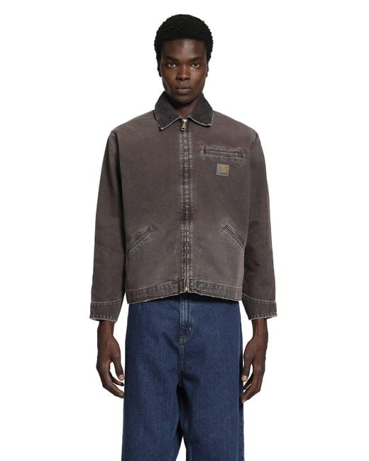 Carhartt Gray Og Detroit Jacket for men