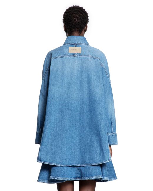 Givenchy Blue Cocoon Shirt
