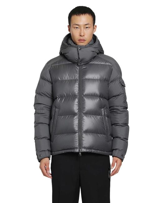 Moncler Gray Maya Short Down Jacket for men