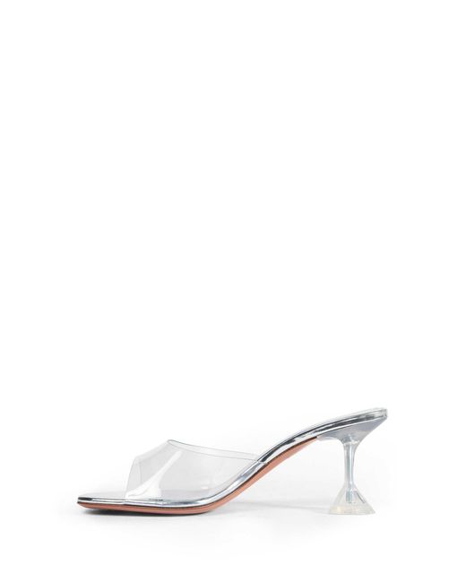 AMINA MUADDI White Lupita Glass Slipper 70 Sandals