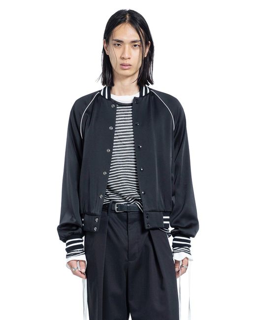Ann Demeulemeester Blue Esko Bomber for men