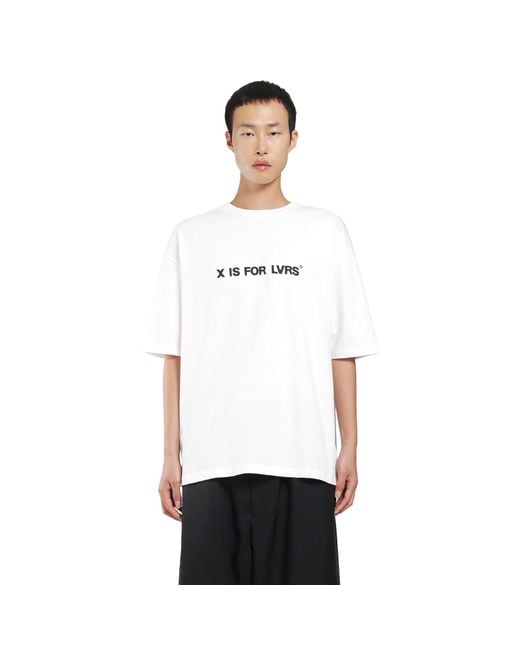 ADRIATIQUE White X Antonioli Lvrs Boxy Tee for men