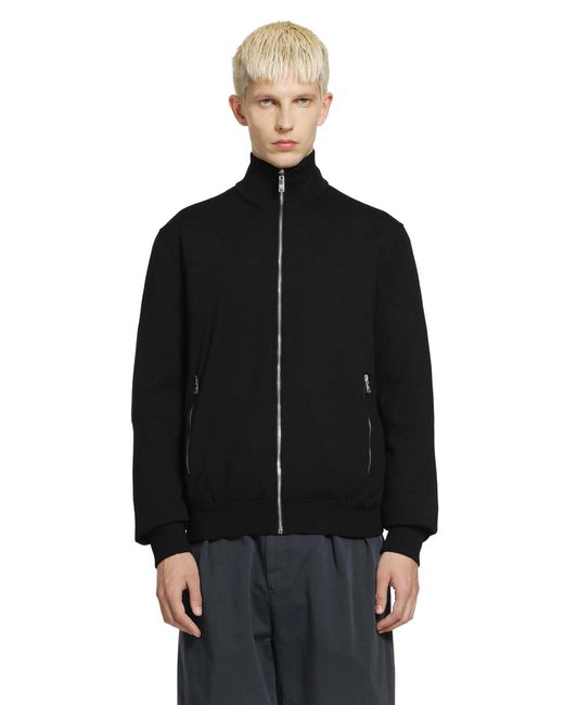 Prada Black Reversible Wool And Re-Nylon Jacket for men