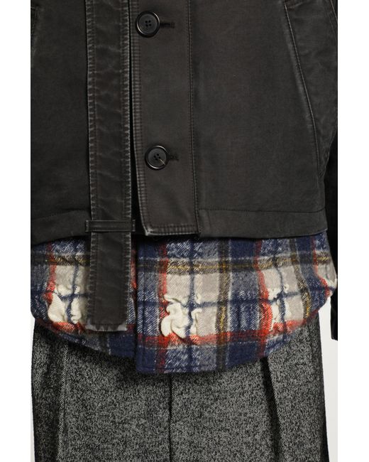 Loewe Black Belted Jacket for men