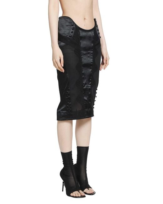 Dilara Findikoglu Black Behinf The Window Skirt