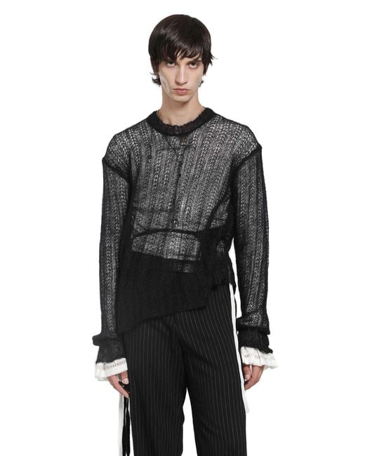 Ann Demeulemeester Black Levar Sweater for men