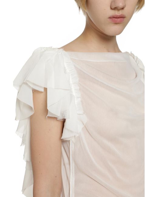 Daisy London Natural Angelic Wing'Ed Shift Dress