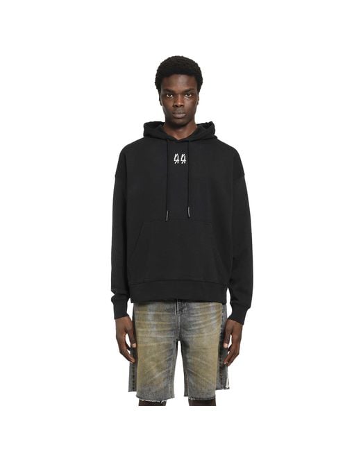44 Label Group Black Classic 44 Hoodie for men
