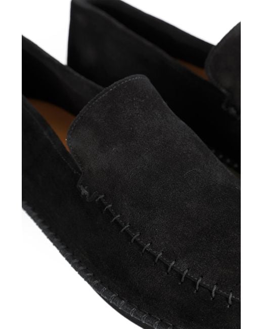 Premiata Black Cobonero Suede Loafers for men