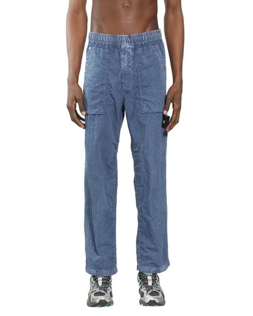 Stone Island Blue 3100001 Nylon Tc Trousers for men