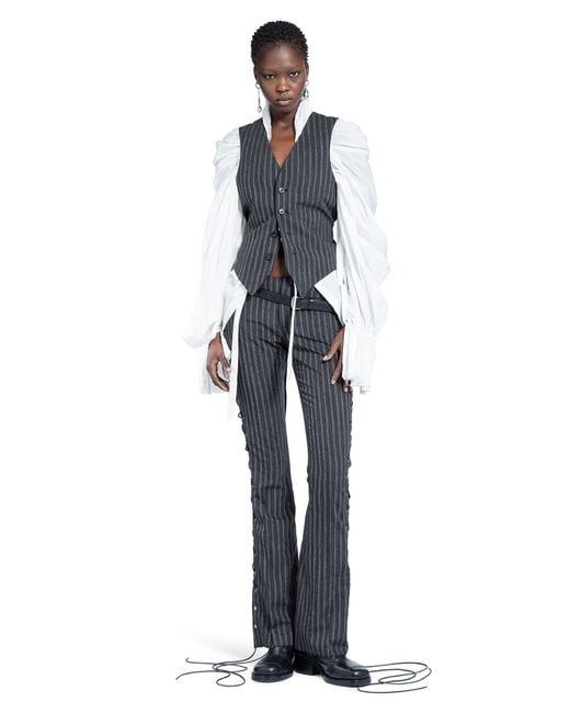 Ann Demeulemeester Blue Stanse Classic Waistcoat