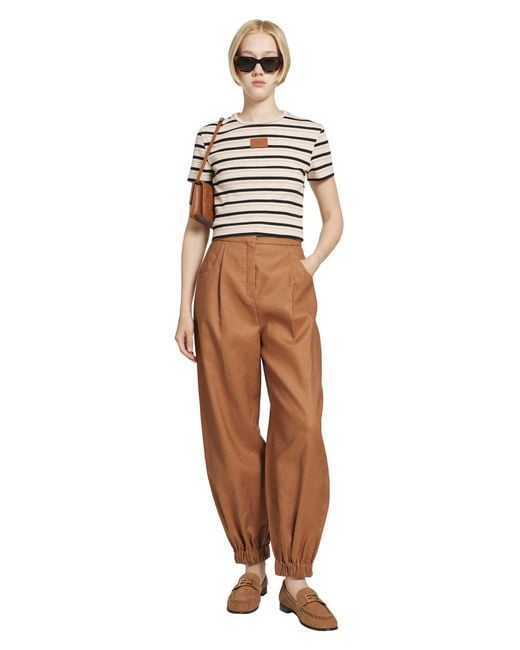 Fendi Brown Ballon Pants