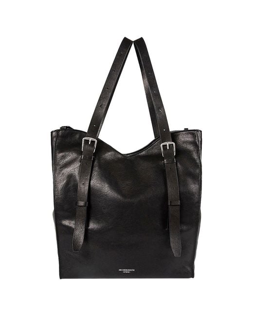 Ann Demeulemeester Black Akim Medium Shoulder Bag for men